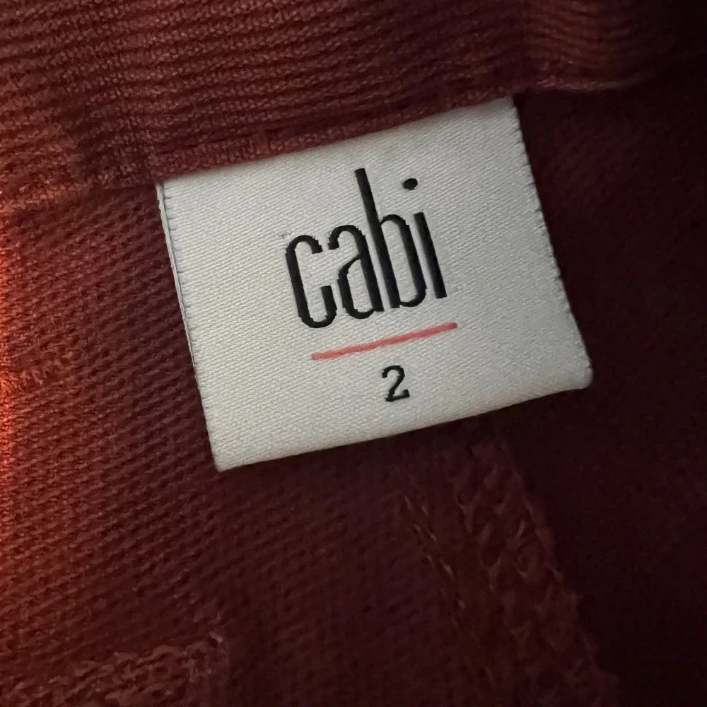 Cabi The Drifter Skinny Cargo Pants Size 2 Rust 3566 Utility Slim‎ Fit Stretch